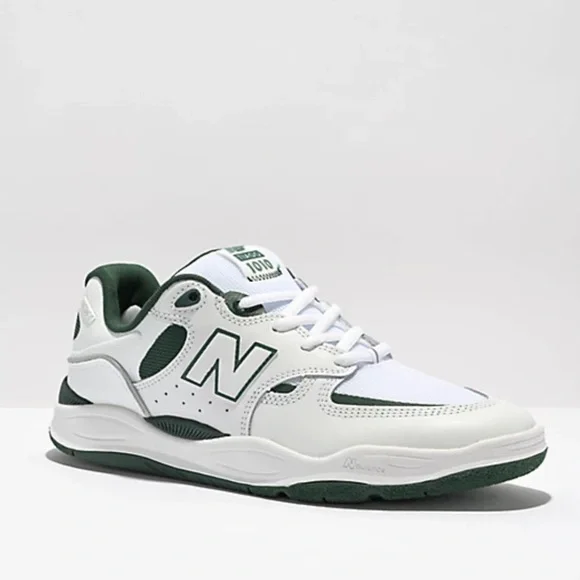 New Balance Numeric Tiago 1010 White & Green Skate Shoes - Picture 2 of 8